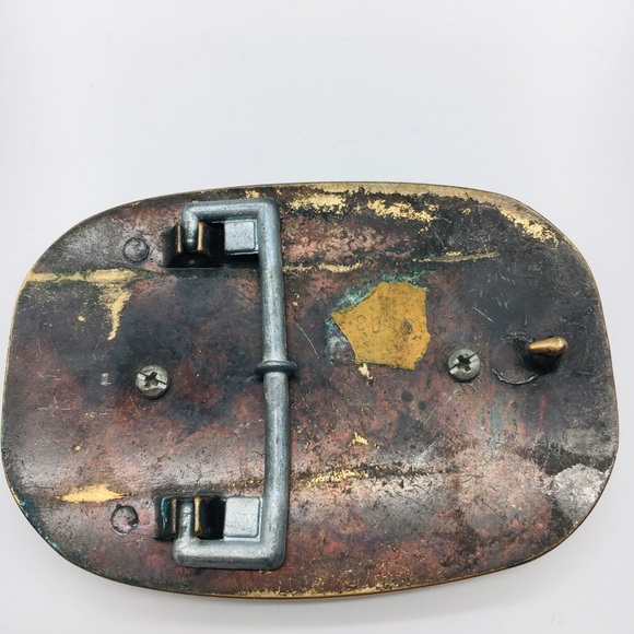 Gold  tone belt buckle Mount Rushmore 1927 - Picture 3 of 5